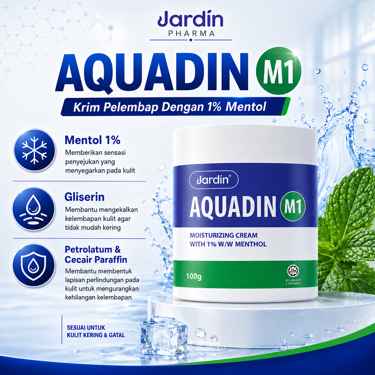 Benefit Aquadin M1 satu